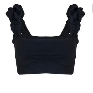 SCRUNCHIE TOP (SEAMED)- Black, Pink, White